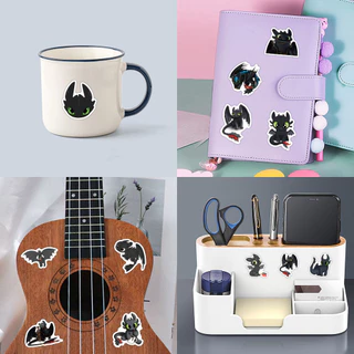 ❉ Toothless Series 01 Stickers ❉ 50Pcs/Set Waterproof DIY Fashion Decals Doodle Stickers