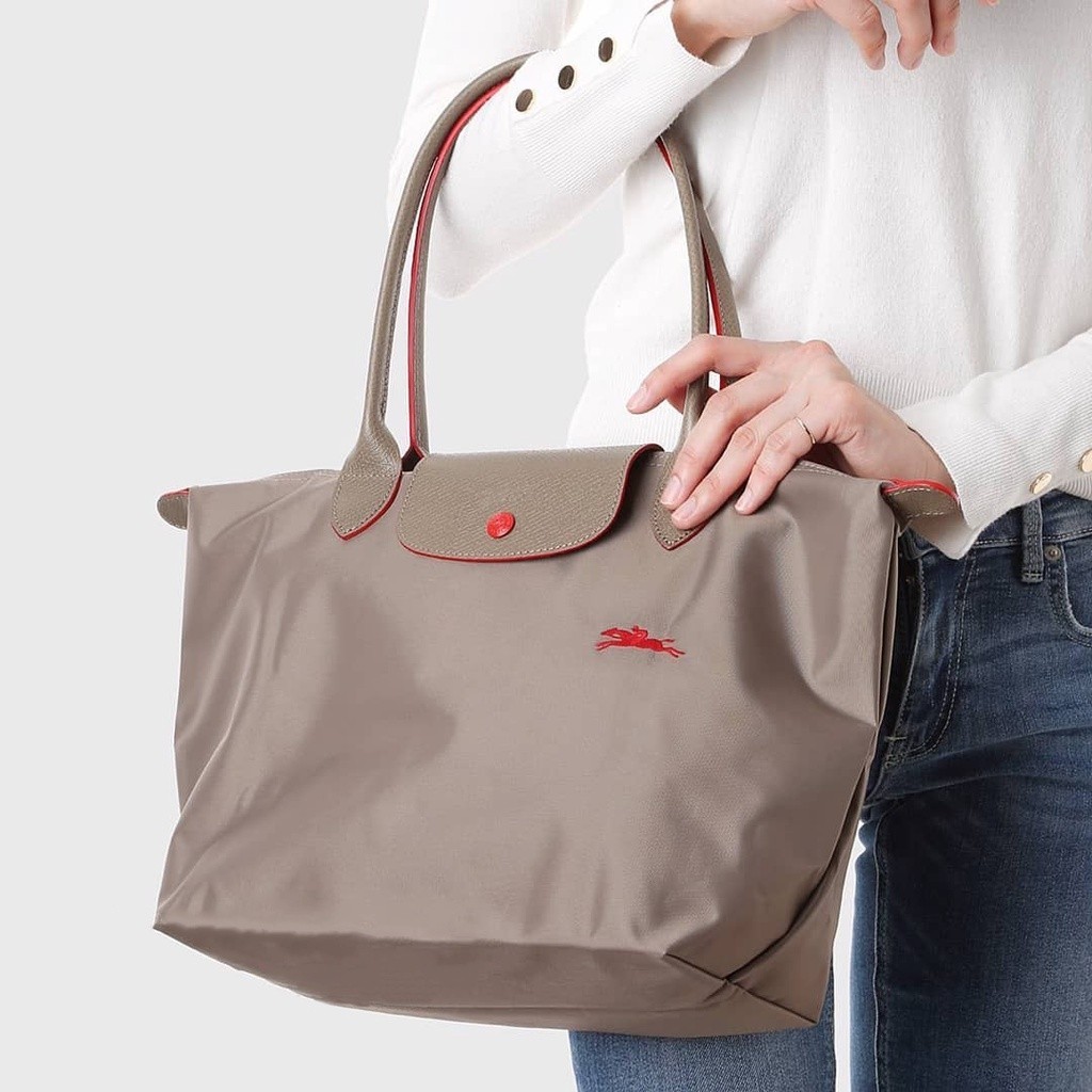 Longchamp ฉบับครบรอบ 70 ปี  กระเป๋า  แท้ neo Le Pliage tote bag ขนาด L*M หูยาว กระเป๋าช้อปปิ้ง พับเ