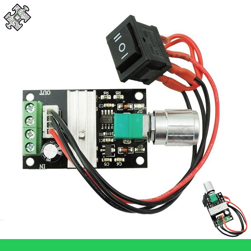 ENGLAB★สวิตช์ปรับความเร็วมอเตอร์,ผู้ว่าราชการมอเตอร์ PWM ความกว้างพัลส์,ไดร์เวอร์มอเตอร์