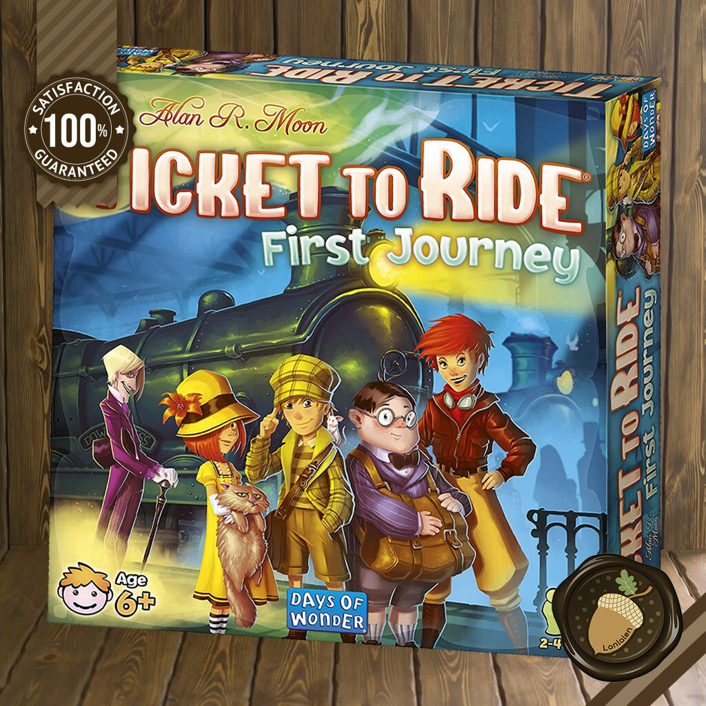 Ticket to Ride: First Journey US Map บอร์ดเกม คู่มือภาษาอังกฤษ