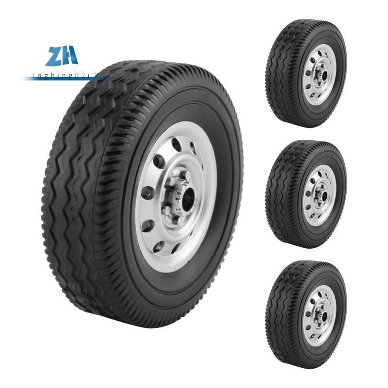 อะไหล่ยางล้อรถบังคับ สําหรับอัพเกรดรถบรรทุกบังคับ WPL D12 1/10 DIY 4 ชิ้น