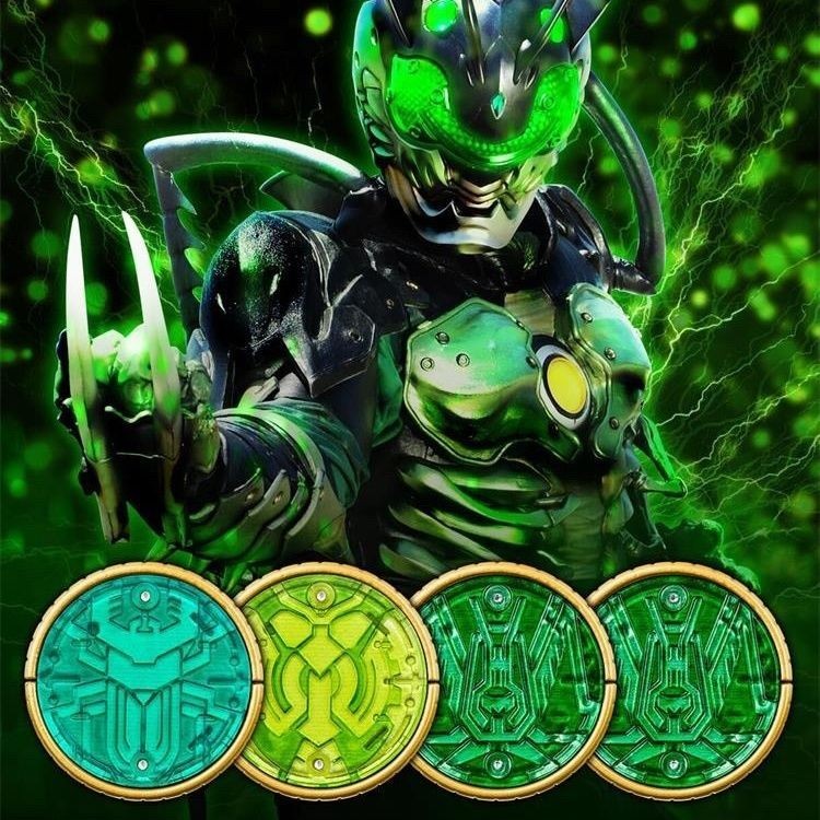 [BTF] พร้อมส่ง BANDAIPB Limited CSM Kamen Rider OOO OO Oz ชุดเหรียญกลุ่มแมลง