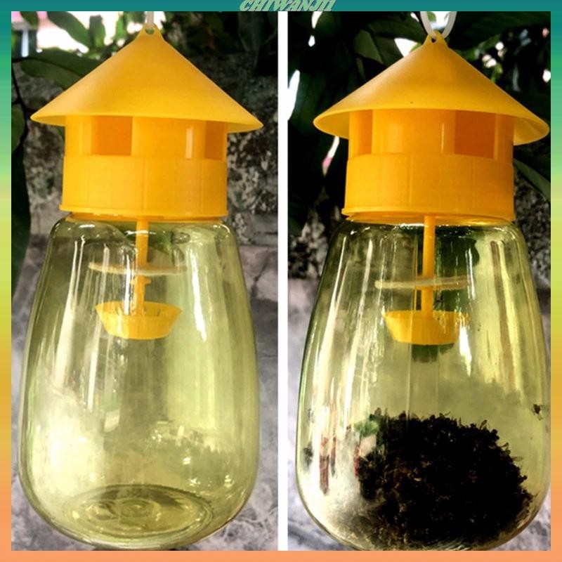 [Chiwanji1] เครื่องดักจับแมลงวัน แบบพกพา ใช้ซ้ําได้ สําหรับฟาร์ม สวน
