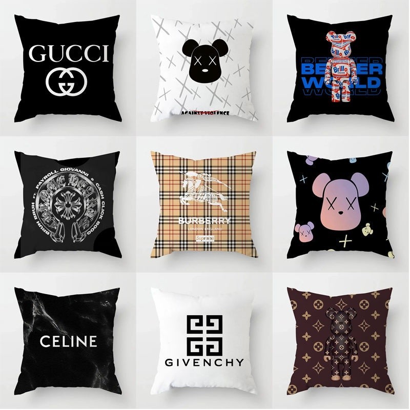 Gucci ชุดหมอนอิงโซฟา หมอนอิง แนวโมเดิร์น มินิมอล ขนาดเล็ก หรูหรา สไตล์ยุโรป เรโทร สําหรับห้องนอน