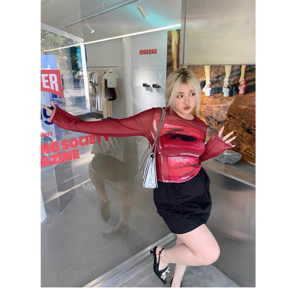 กระโปรงสั้น CiCi Plus+(812)กระโปรงทรงเอพลัสไซส์ผ้าคอนตอน ใส่แล้วให้ลุคเท่ๆคลูๆสไตล์ 2YK