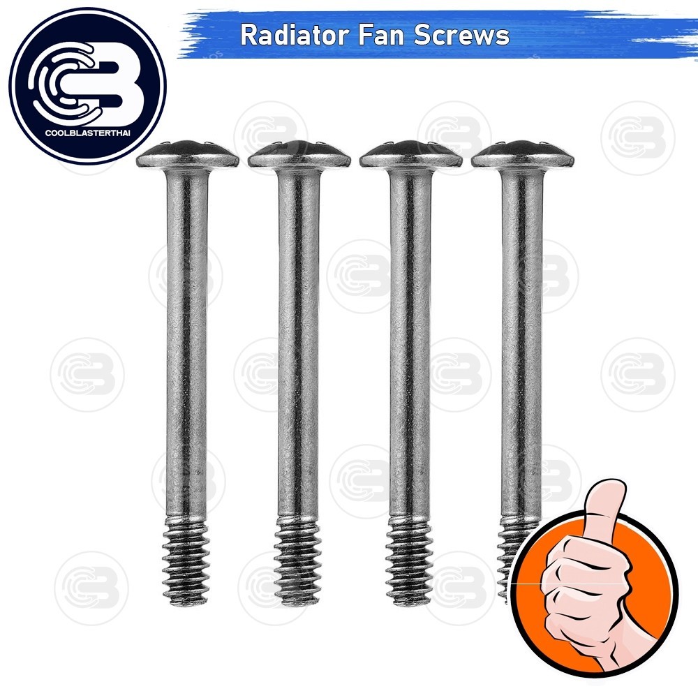 [CoolBlasterThai] Thermalright Radiator Fan Screws Steel X4 (Silver)