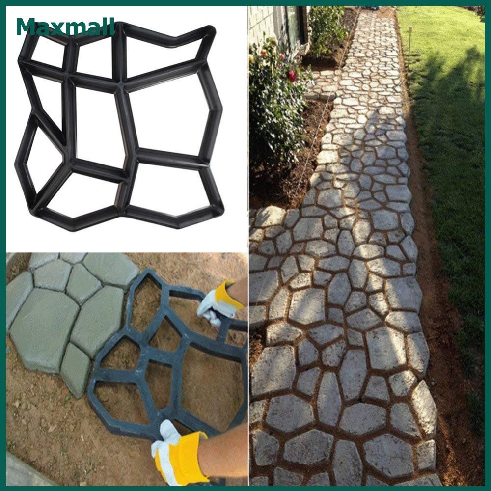 【Maxmall】แม่พิมพ์ปูนซีเมนต์ ลายอิฐหิน สําหรับทําสวน พื้น ทางเท้า DIY