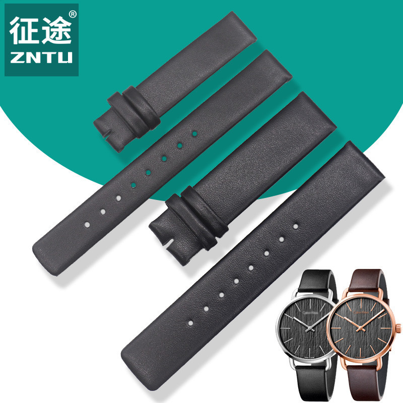 New Journey เหมาะสําหรับ CK สายหนังแท้ K7B Series K7B211/K7B216/K7B236 ผู้ชายผู้หญิงสายนาฬิกา