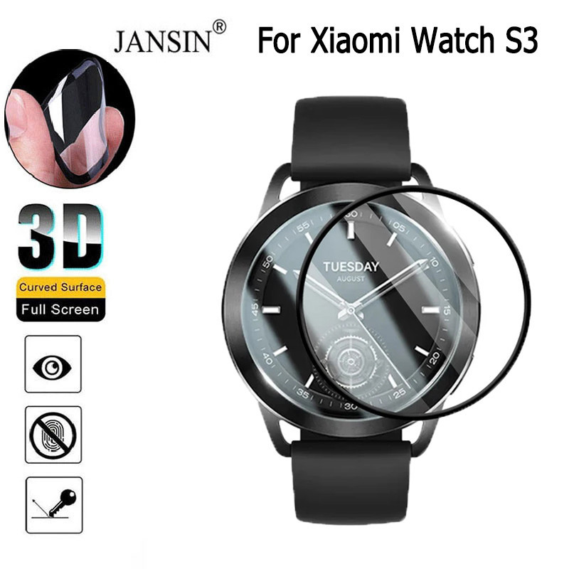 ฟิล์มกันรอย Xiaomi Watch S3 3D ไฮโดรเจล ฟิล์มกันรอย ฟิล์ม xiaomi watch s3 อุปกรณ์สวมใส่ สมาร์ทวอทช์