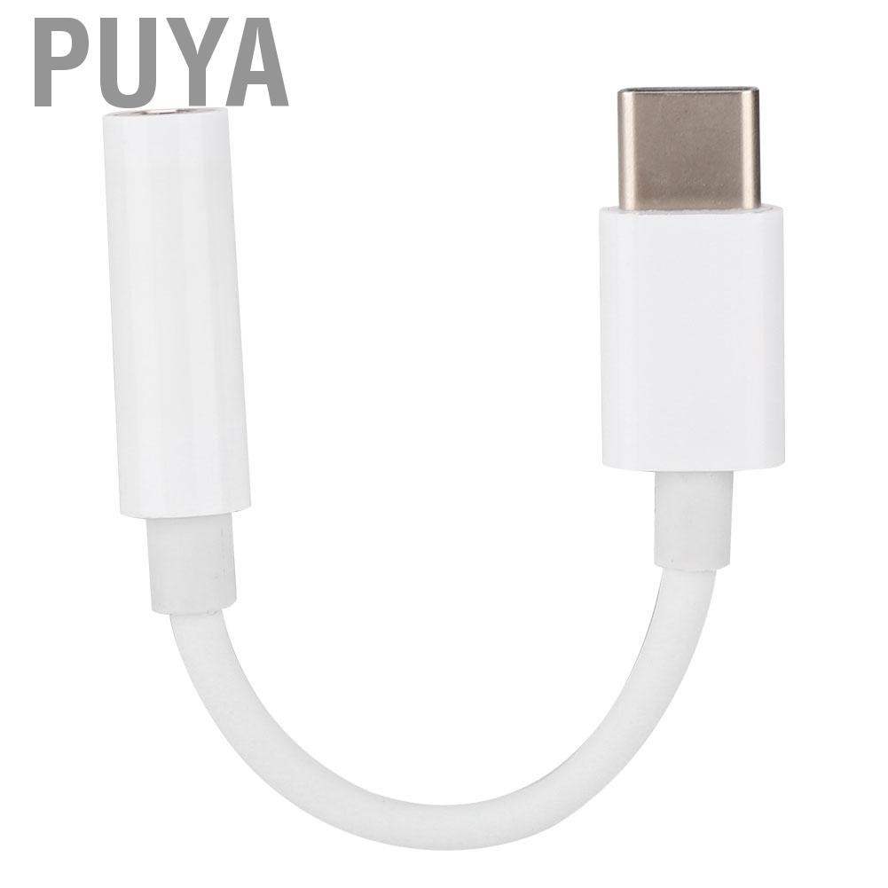 Puya TYPE C To 3.5 Audio Adapter Cable TypE Phone Headset