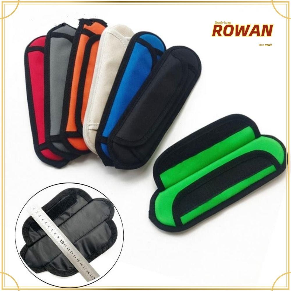 Rowans แผ่นรองสายสะพายไหล่ ลดแรงกด ระบายอากาศ ถอดออกได้ ทนทาน แบบเปลี่ยน สําหรับกระเป๋าคอมพิวเตอร์ เดินทาง