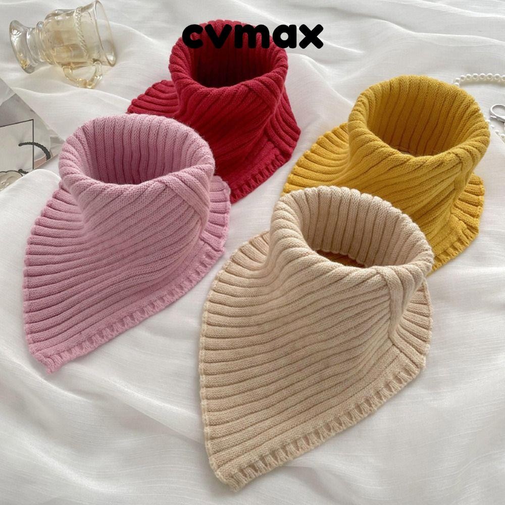 Cvmax เสื้อคอเต่า ผ้าถัก กันลม ให้ความอบอุ่น สําหรับผู้หญิง