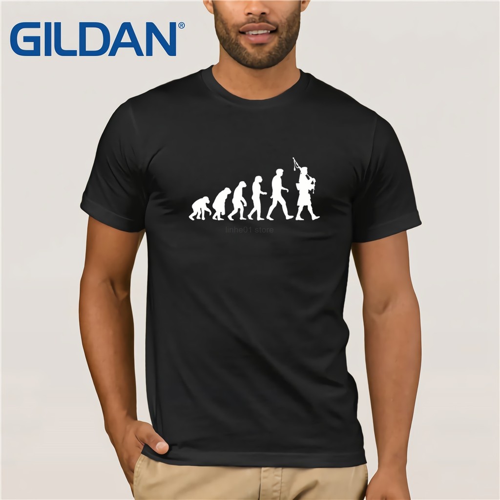 เสื้อยืดธีมเครื่องดนตรี Bagpipe สcotland Haggis Piper สำหรับทุกขนาด และหลากหลายสี