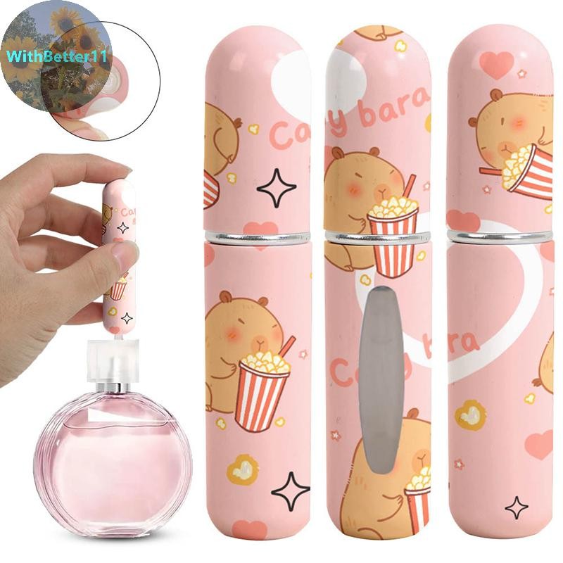Better 5ml มินิขวดน้ําหอมแบบพกพาด้านล่างโดยตรงชาร์จขวดน้ําหอมคอนเทนเนอร์เครื่องสําอาง Atomizer ขนาดเดินทาง TH