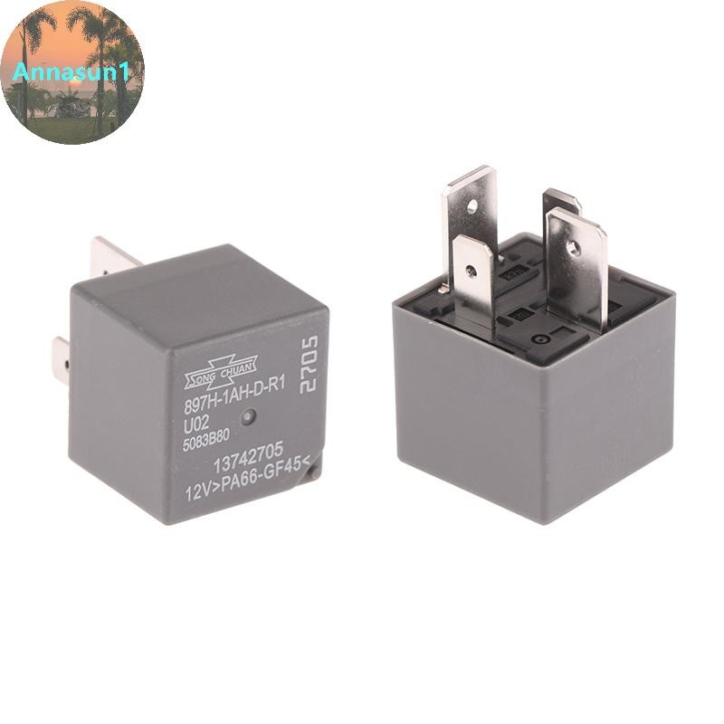 Annasun 1 ชิ้น 4 ขา 12 โวลต์สําหรับ Matsukawa 2705 รีเลย์รถยนต์ 897H-1AH-D-R1 U02 สําหรับรีเลย์ Buic