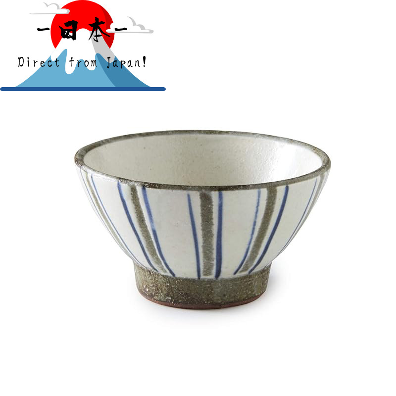 [Direct from Japan]
Rikizo Craft Rice Bowl - Japanese Made Shiro-yaki Porcelain, Diameter 11.1 cm, H