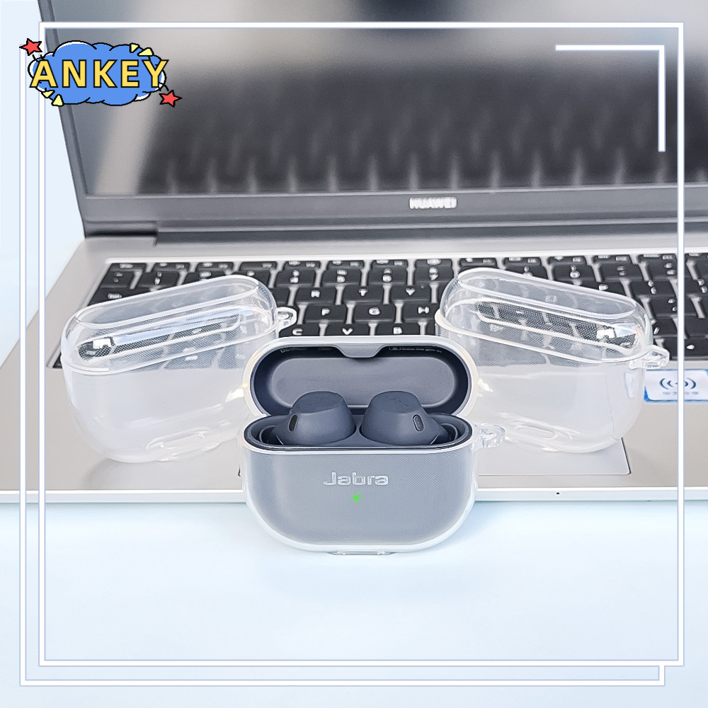 for Jabra Elite 10 Gen 2 , Elite 8 Active Silicone Rubber Clear Cases Tpu Cover Earphone Case Earbud