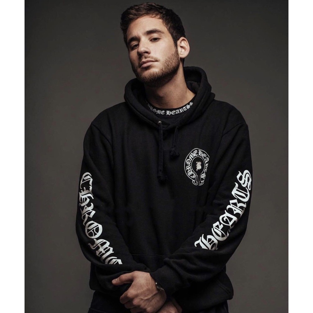 Chrome Hearts Chrome Hearts เสื้อฮู้ดลําลองพิมพ์ลายลําลอง