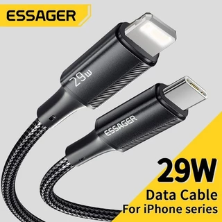 Essager 29W PD Fast Charging Type C ถึง L Data Cord สําหรับ iphone 14 13 12 11 X Xr