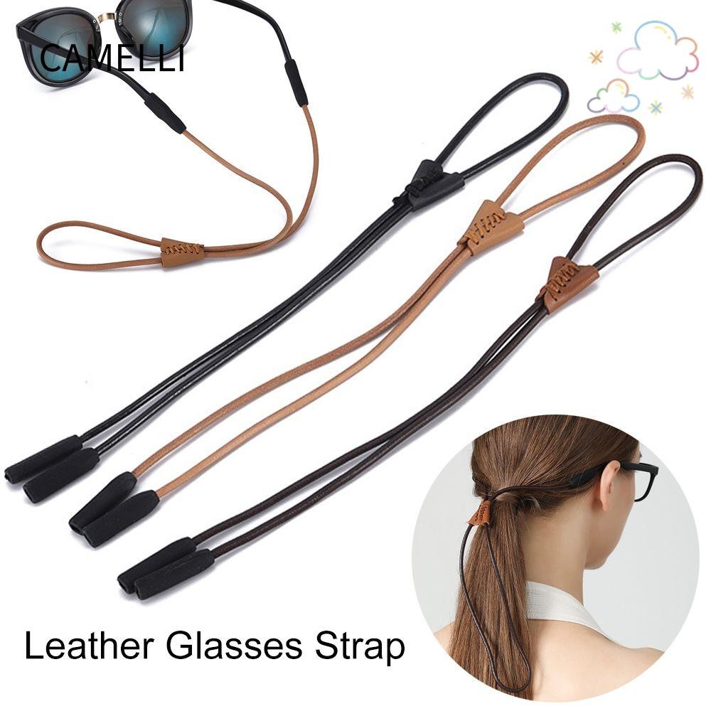 Camelli ปรับแว่นตาเชือกอุปกรณ์เสริมสายคล้องคอ String Holder แว่นตากันแดด