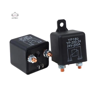 {maybest} รีเลย์สตาร์ท 200A 100A 12V/24V Power Automotive Heavy Current Start Relay {TH}