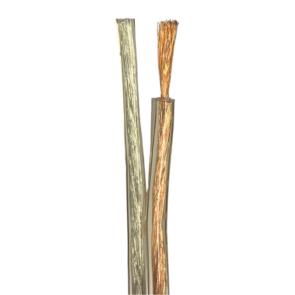 [ 3เมตร ] LASER F-3 สายลำโพงใส คู่ F3 2Cx16AWG 1.31mm2 สัญญาณลำโพง Speaker Cable สายต่อลำโพง Twins Cable ทองแดงแท้ 2C...