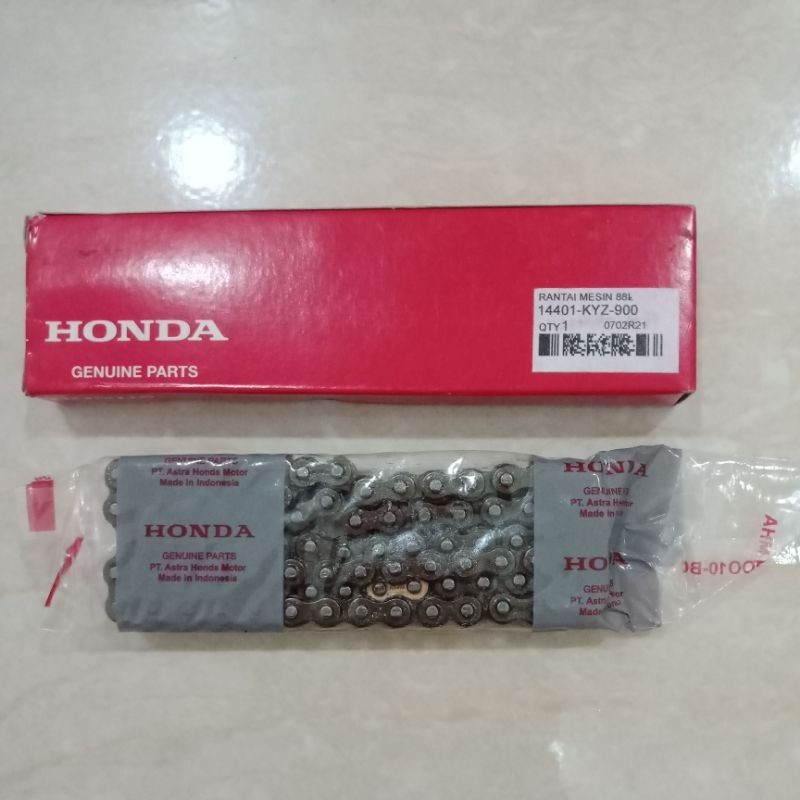 MESIN CHAIN CAM 88L KYZ SUPRA X 125 HELMET IN FI INJECTION ORIGINAL HONDA AHM 14401-KYZ-900 CAM CHAI