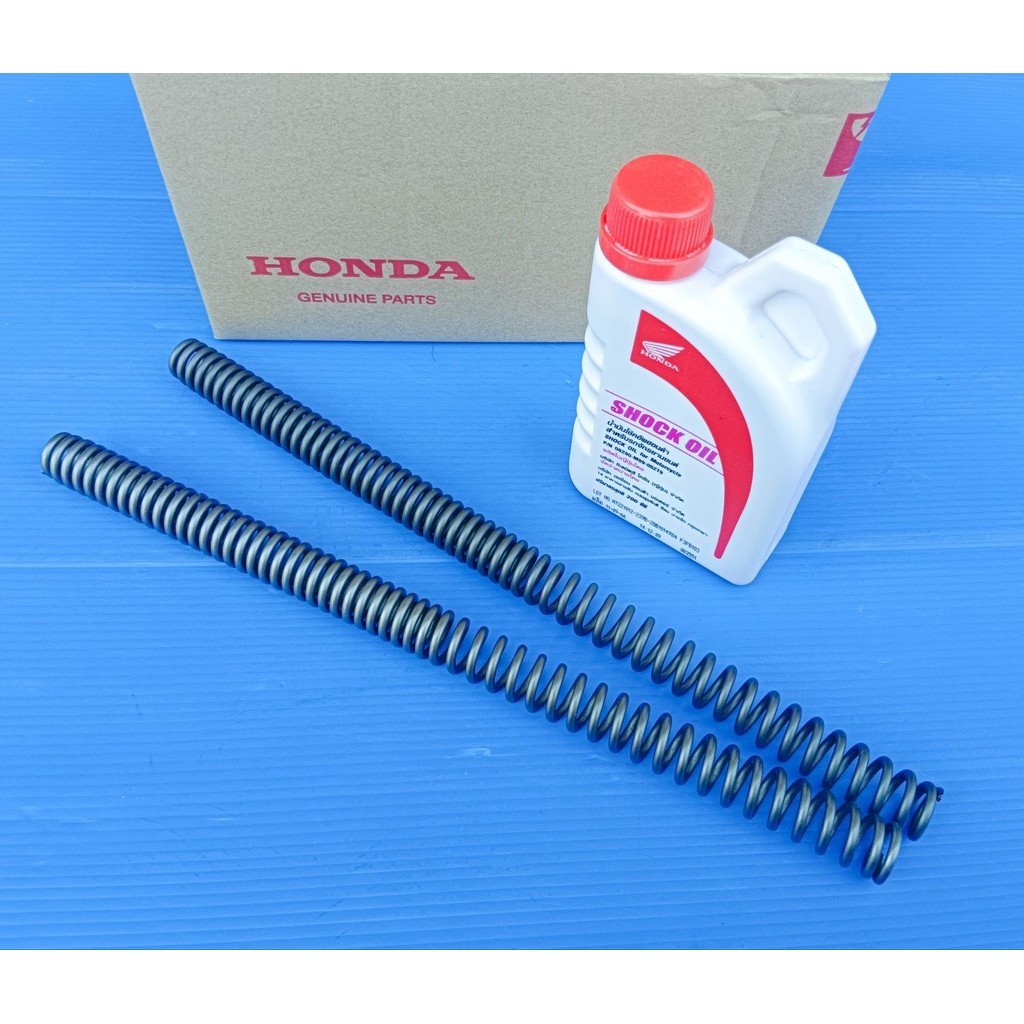 51401-K58-TC1)2ชิ้น,(08290-M99-สปริงโช้คหน้าพร้อมน้ำมันโช้คอัพ200cc.แท้HONDA Wave110iรุ่นไฟหน้าLED ป