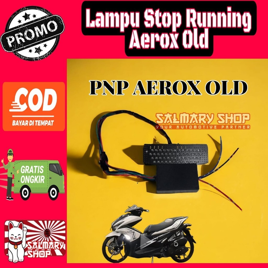 Stoplamp Running Aerox Old 8 Mode Auto Stay LED Stop เบรค Aerox 2017 - 2019