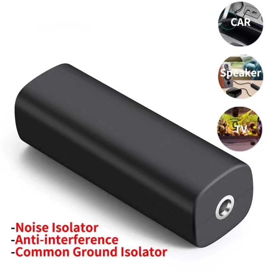 Bling Ground Loop Noise Filter Isolator 3.5 มม . สายเคเบิ้ลสําหรับเครื่องเสียงรถยนต์