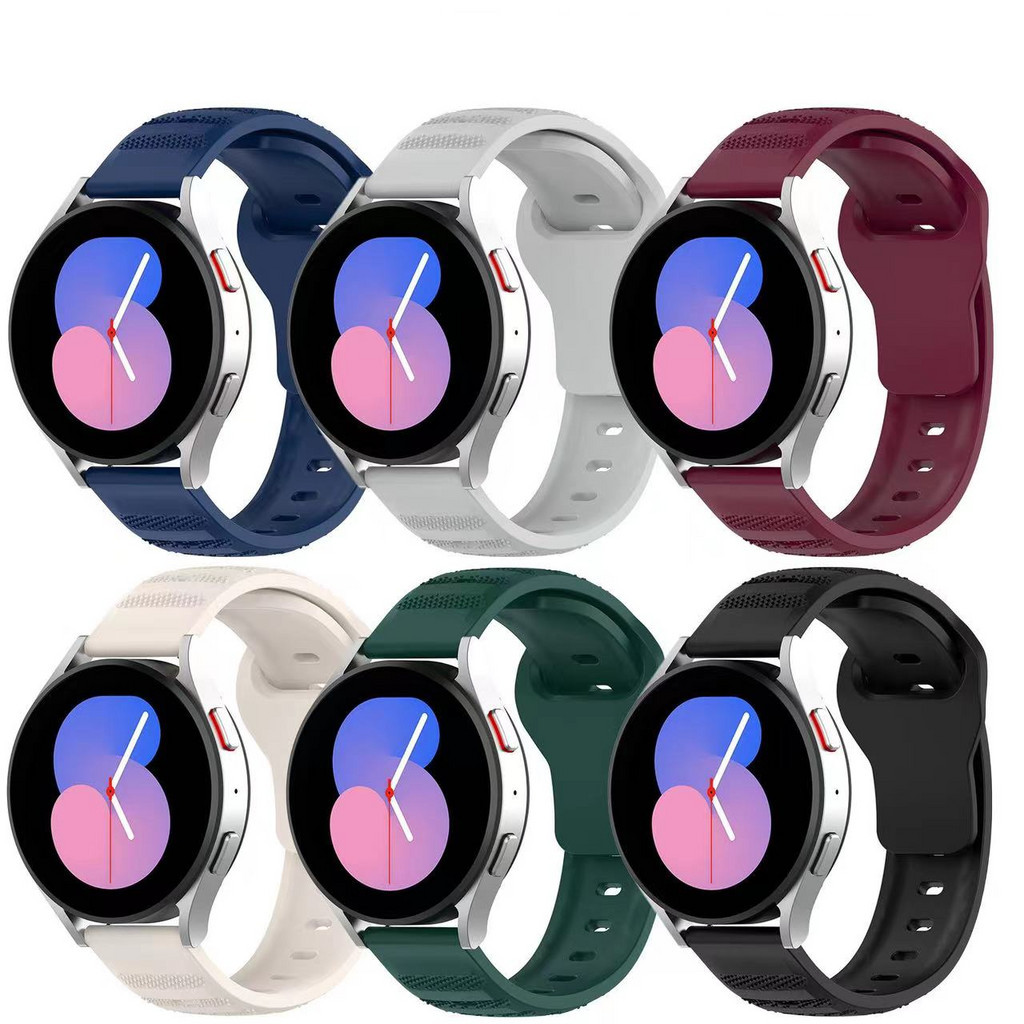 สายนาฬิกาAmazfit bip5/4/3/GTR4/3/3Pro/GTR2/2e/statos สายลายจุดล็อคดำ Active/GTR mini/GTS4mini/bip U