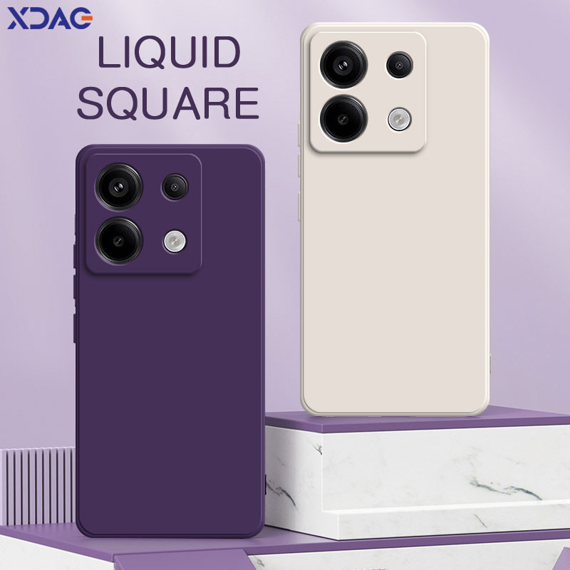 เคสซิลิโคนนิ่ม ทรงสี่เหลี่ยม 360 องศา สําหรับ Xiaomi POCO X6 Pro X6Pro PocoX6 PocoX6Pro 5G