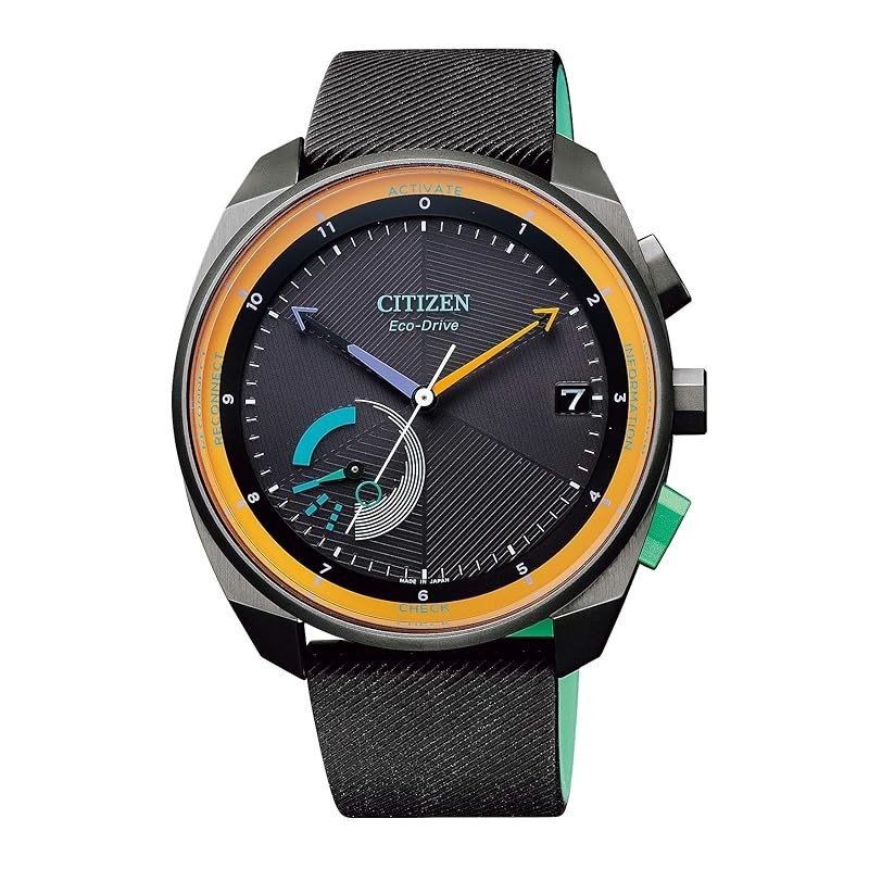 [ส่งตรงจากญี่ปุ่น】[Citizen] นาฬิกาข้อมืออัจฉริยะ Eco-Drive Photovoltaic สายยาง สีดํา สําหรับผู้ชาย Bz7005-07E
