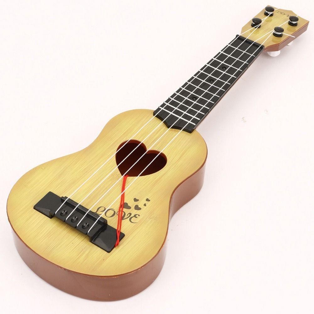 SWIFTSAVER จําลอง Ukulele ของเล่น,ปรับ String Knob คลาสสิก Ukulele เครื่องดนตรีของเล่น,โรงเรียนเล่นเกม Yukrili ของเล่น Playable ทนทานกีตาร์ขนาดเล็กของเล่นเกมกลางแจ้ง - รูปที่ 6