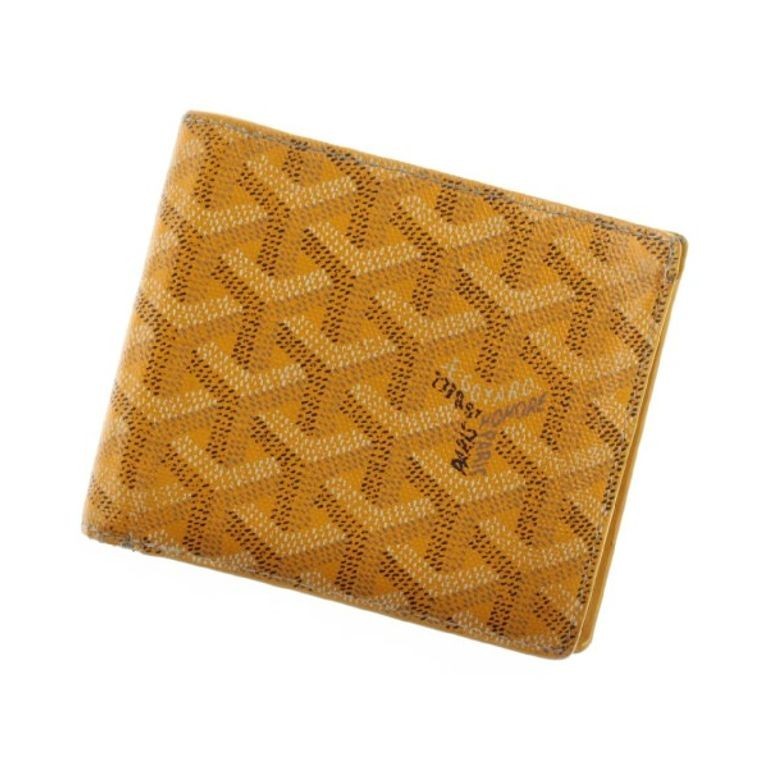 Goyard :CASE A O R Coin Wallet Purse Wallet Women yellow overall pattern Direct from Japan Secondhand