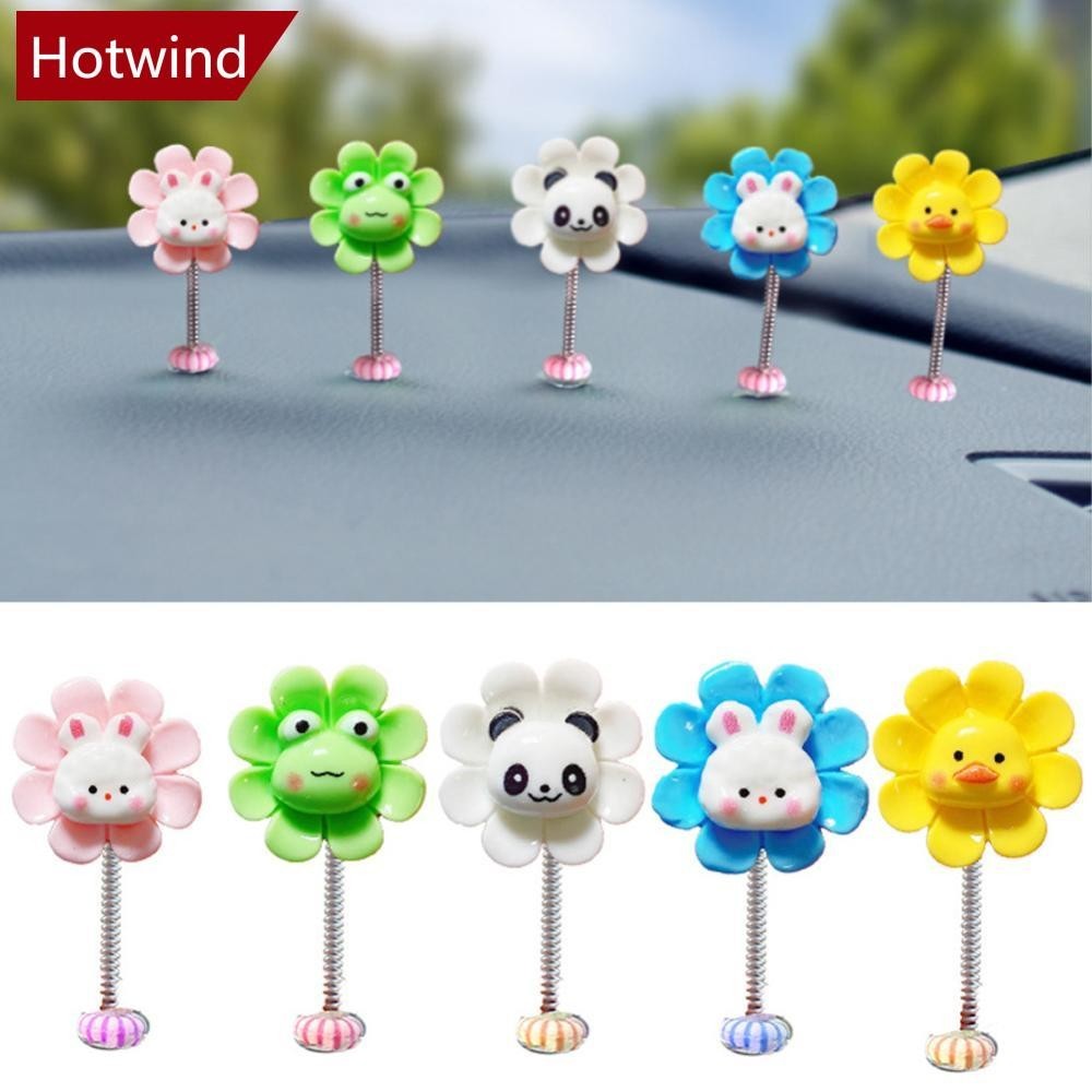 Hotwind เทปสองด้าน ลายการ์ตูนดอกไม้ สําหรับตกแต่งภายในรถยนต์ A8V1
