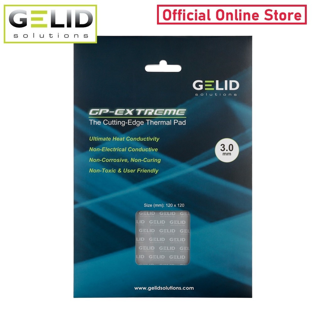 [Gelid Solutions Store] GP-EXTREME Thermal Pad 120x120x3.0 mm./12.0 W/mK (TP-GP01-S-E)