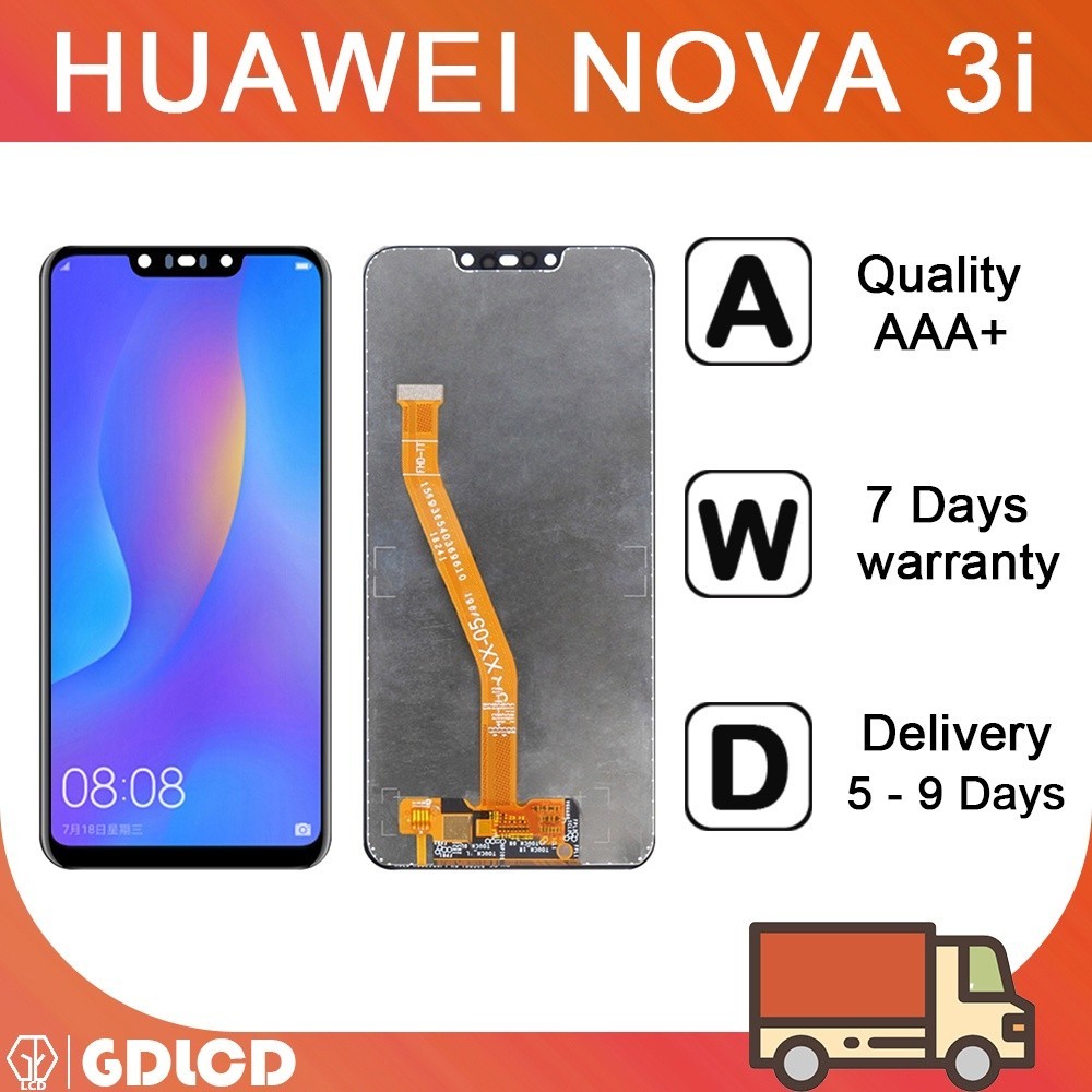 อะไหล่หน้าจอสัมผัสดิจิทัล LCD แบบเปลี่ยน สําหรับ Huawei Nova 3i