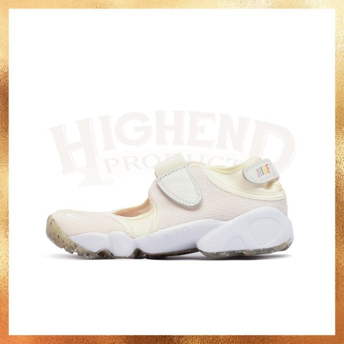 Sepatu Nike Air Rift Regrind Beige Women 100% Original DJ4639-121 - 35.5