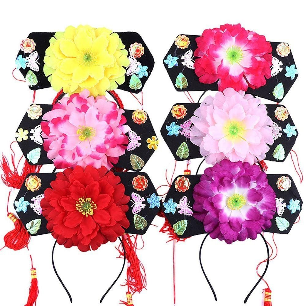 WELLNOW แถบคาดศีรษะสไตล์จีนโบราณ, อุปกรณ์คอสเพลย์สำหรับผู้ใหญ่, เหมาะสำหรับงานแต่งงานและโอกาสพิเศษ - รูปที่ 2