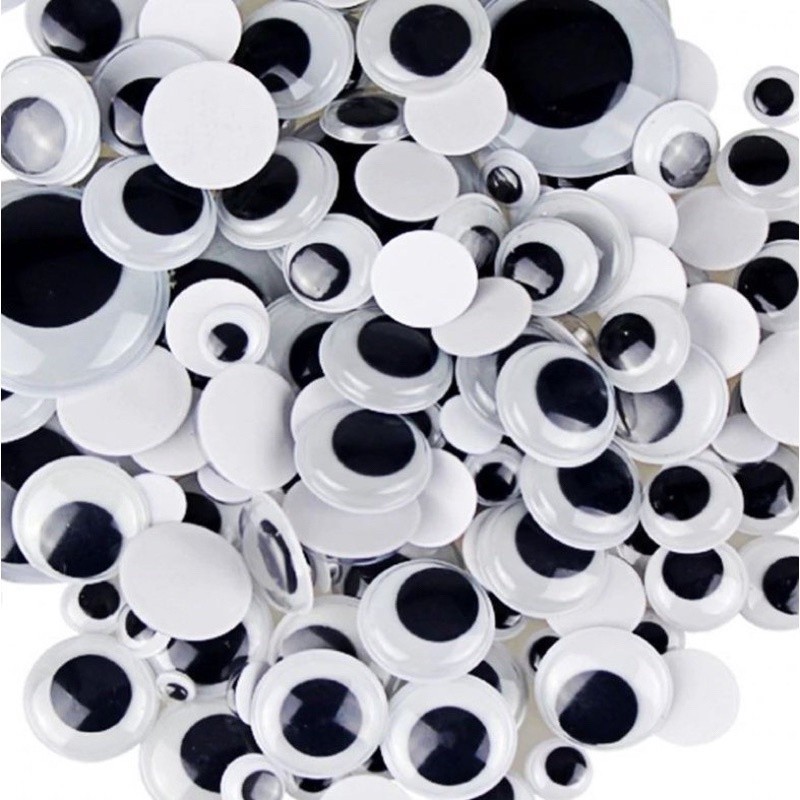 8/12/20 มม.Diy Handmade EyesรวมผสมGoogly Eyes Self-กาวDIY Scrapbookingสําหรับตุ๊กตาหมีตุ๊กตา