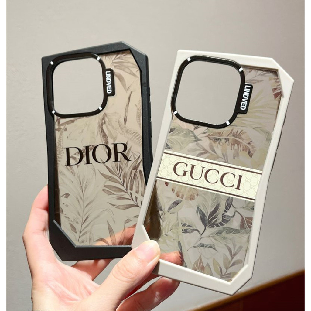 เคส สําหรับ iphone 11 12 13 14 15 Pro Max D. เคสโทรศัพท์มือถือ TPU ลายใบไม้ ปลา ทนทาน กันตก ป้องกันรอยขีดข่วน