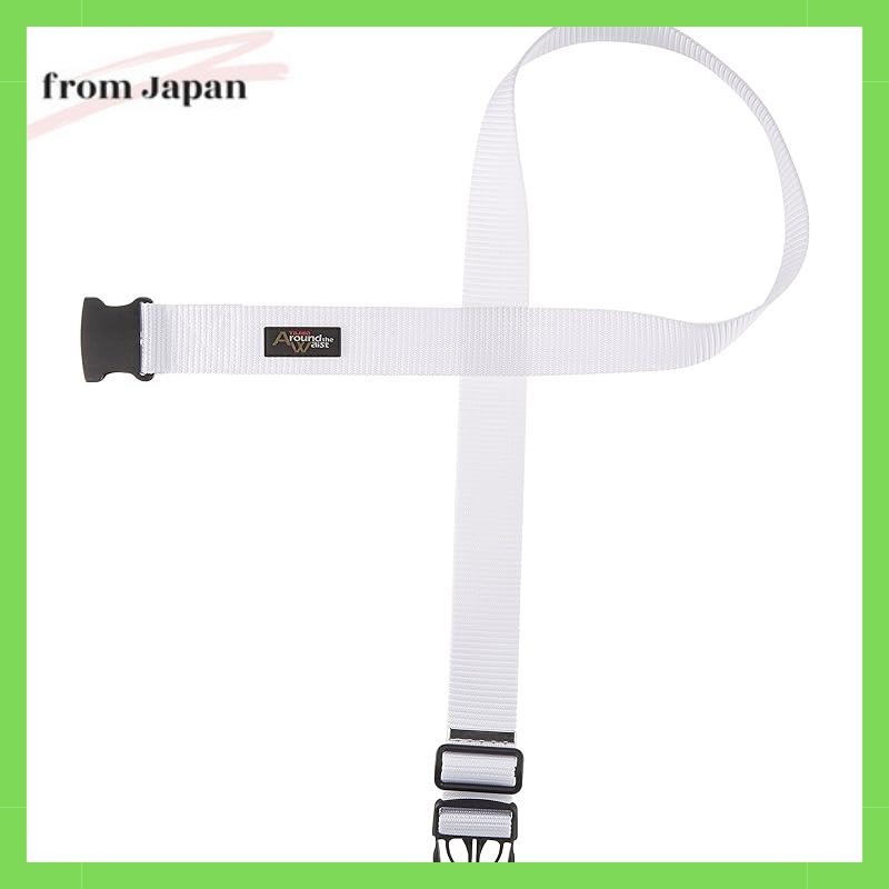 Tajima เข็มขัดคาดเอว แบบสัมผัสเดียว (L) สีขาว ความยาว 140 ซม. AW-OBLW
