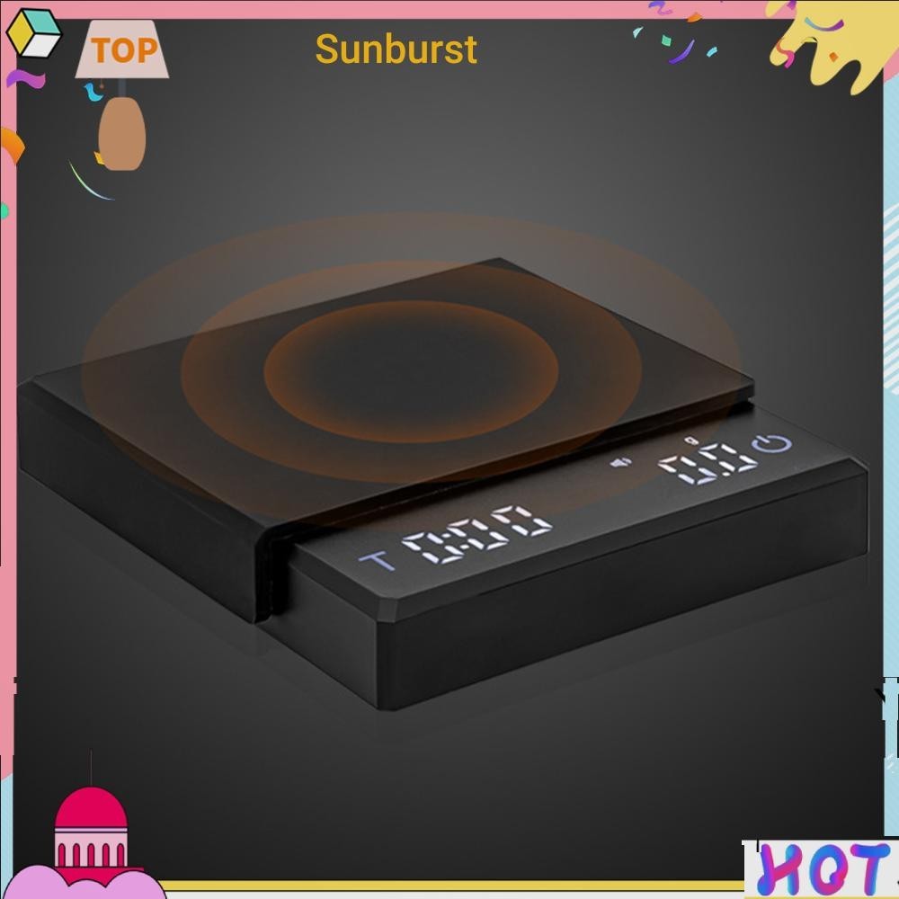 เครื่องชั่งน้ําหนักกาแฟดิจิทัล ระบบเซนเซอร์สัมผัส [Sunburst11.th]