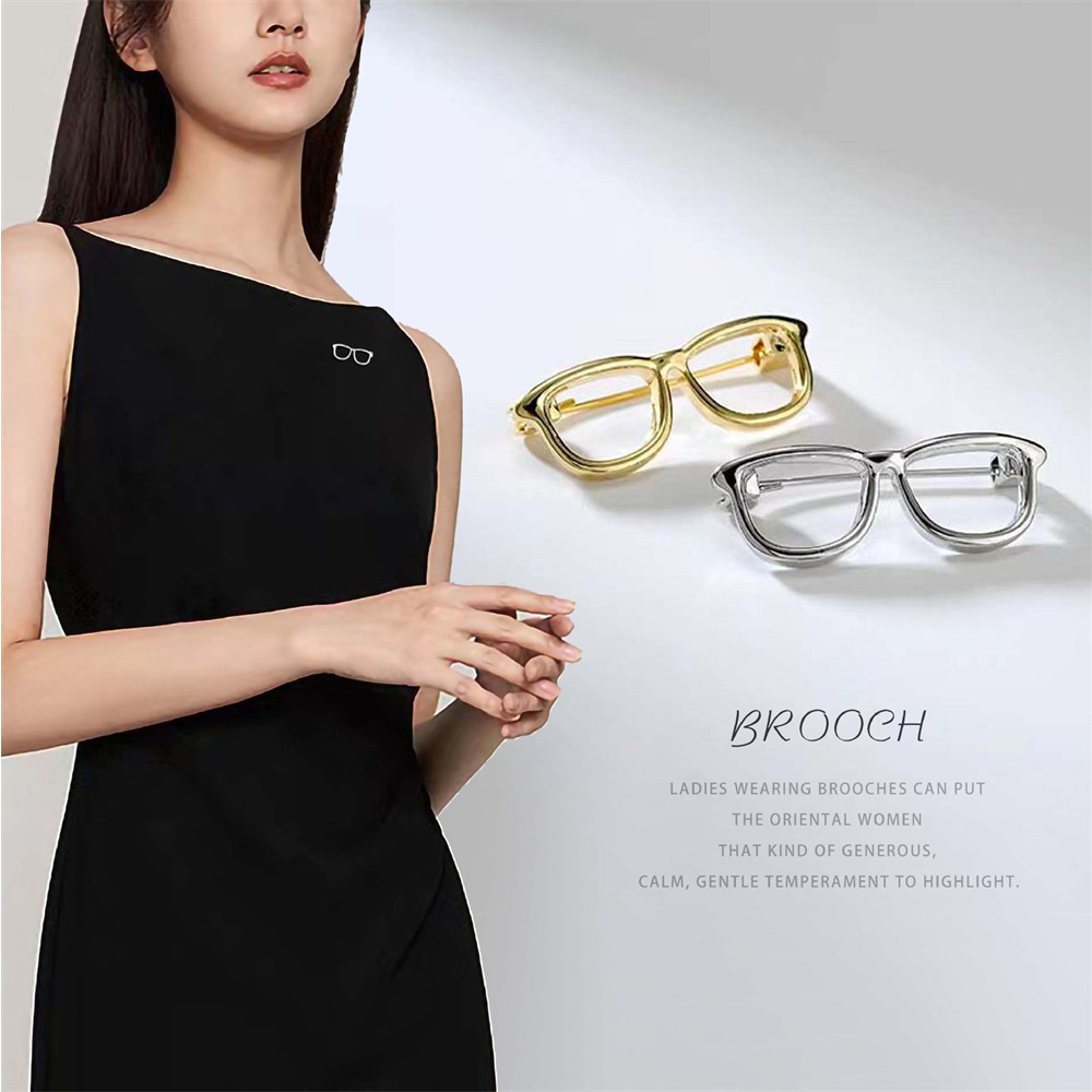 Vintage แว่นตากันแดดรูปร่างเข็มกลัดแฟชั่นกรอบแว่นตา Lapel Pins Party ของขวัญเครื่องประดับเสื้อผ้าอุปกรณ์เสริม - รูปที่ 5