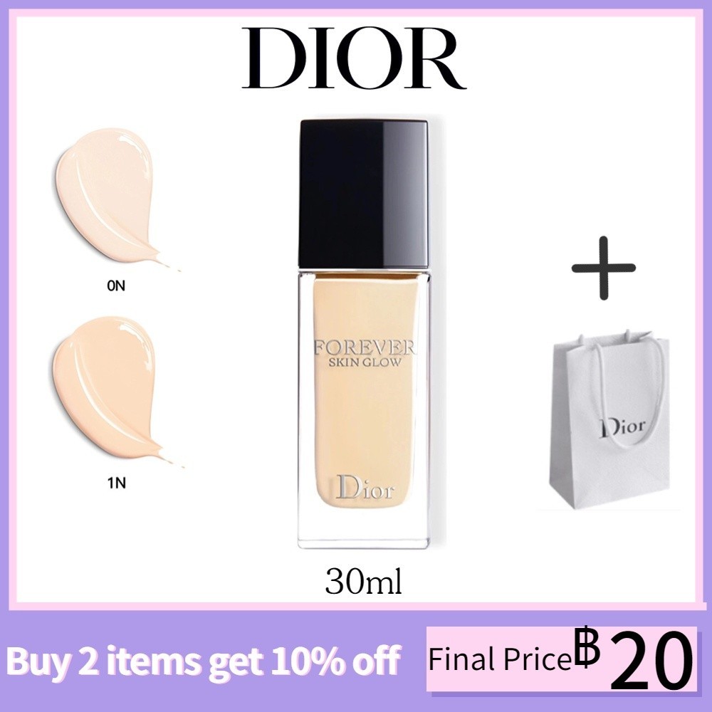 ✨ของแท้ 100%✨ Dior Forever Skin Glow Foundation #0N Matte #1N Satine 30ml