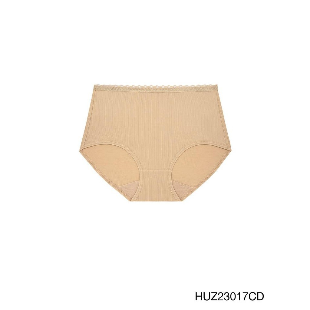 Sabina เบสิค กางเกงในทรงเอวสูงปานกลาง รหัส HUZ23017CD สีเนื้อเข้ม