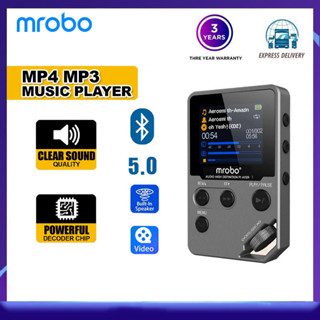 MROBO Mp3 Mp4 เครื่องเล่นเพลงบลูทูธ | เครื่องเล่นสื่อเสียงวิ…