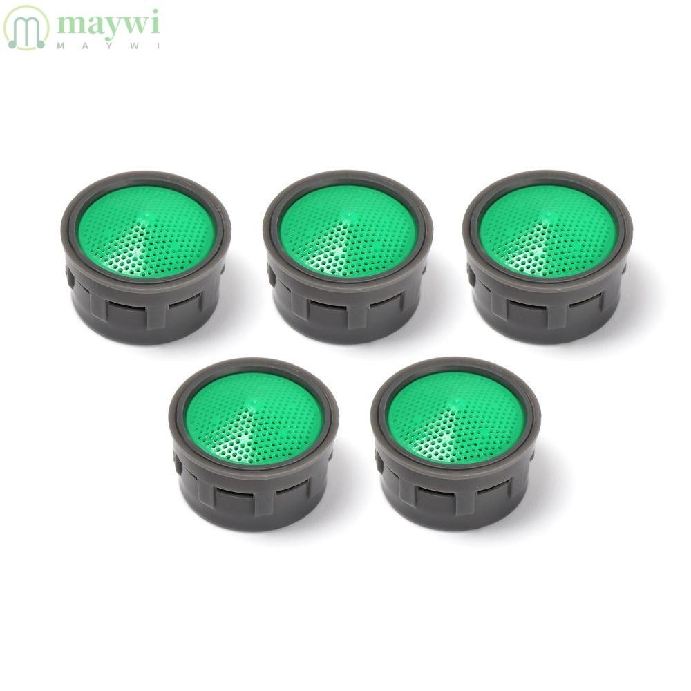 MAYSHOW 1/2/5 ชิ้น หัวฉีดกรองก๊อกน้ำประหยัดน้ำ Faucet Aerator เครื่องเติมอากาศ หัวก๊อกน้ำห้องน้ำครัว อะไหล่เปลี่ยน