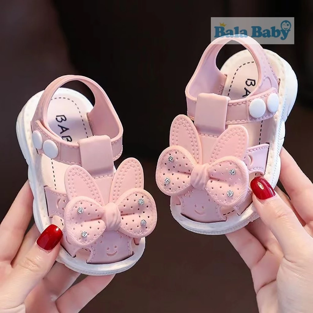 รองเท้าเด็ก พื้นนิ่ม ส้นแบน แฟชั่นฤดูร้อน สไตล์เจ้าหญิง สําหรับเด็กผู้หญิง 6-18 เดือน DDX17 thumbnail 6